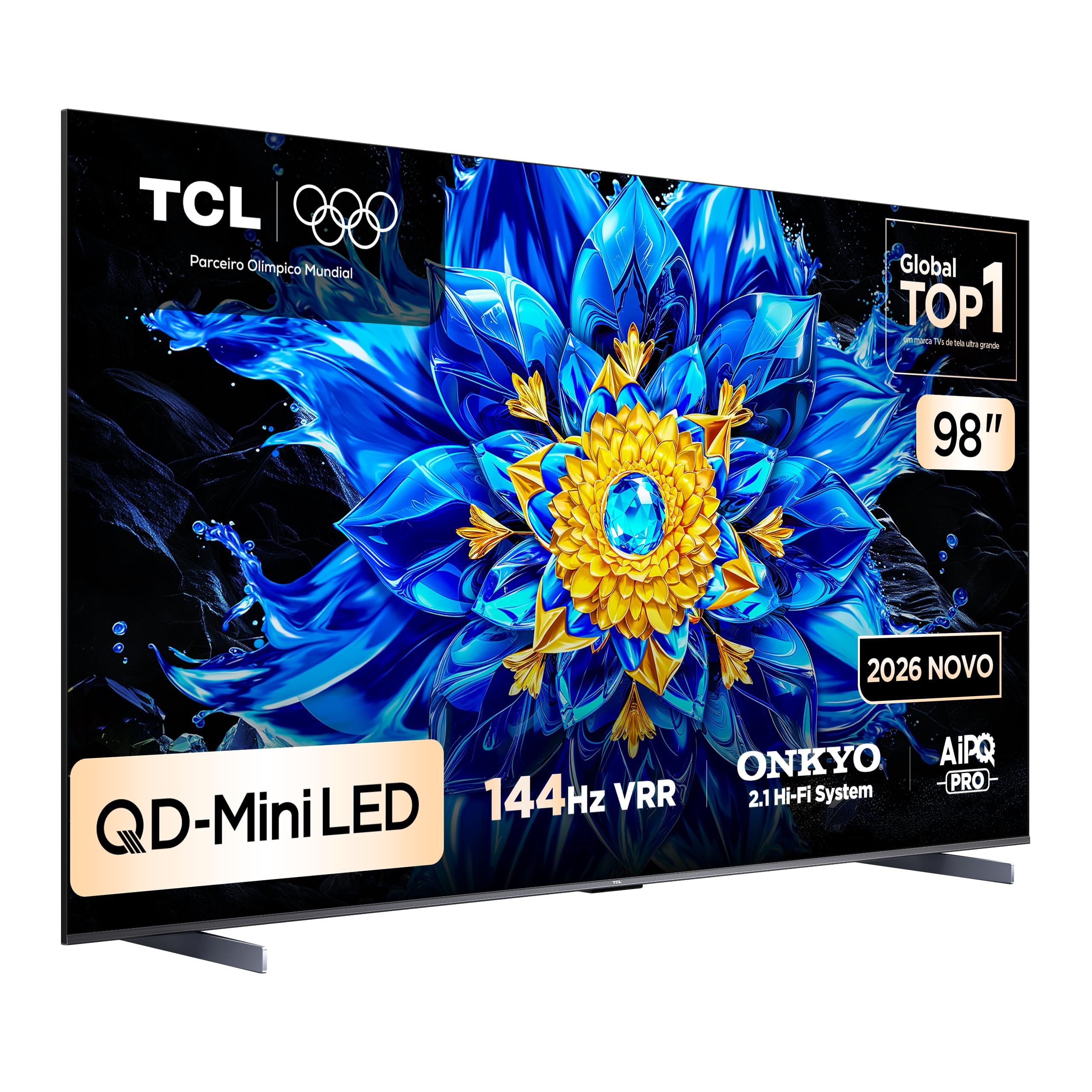 Smart TV TCL 98 Polegadas QLED Mini LED 4K P8L WiFi Bluetooth Smart TV TCL 98 Polegadas QLED Mini LED 4K P8L WiFi Bluetooth